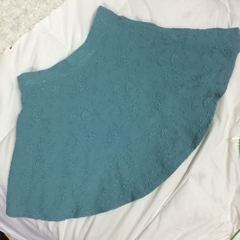 Forever 21 Blue Flare Skirt